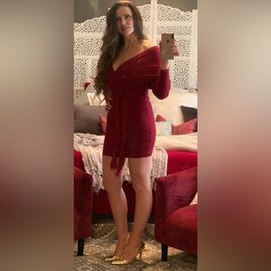 BOGO FREE* Windsor Dolman Sleeve Off Shoulder Dress (*Lowest priced item free)